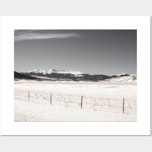 Fairplay Town Colorado Mountains Landscape Photography V3 Posters and Art